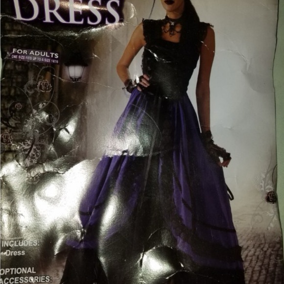 Spirit Black and Purple Women's Dress - Picture 1 of 6